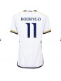 Ženski Nogometna dresi replika Real Madrid Rodrygo Goes #11 Domači 2023-24 Kratek rokav